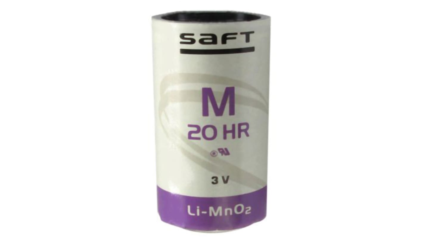 Saft 3V Lithium Manganese Dioxide D Battery