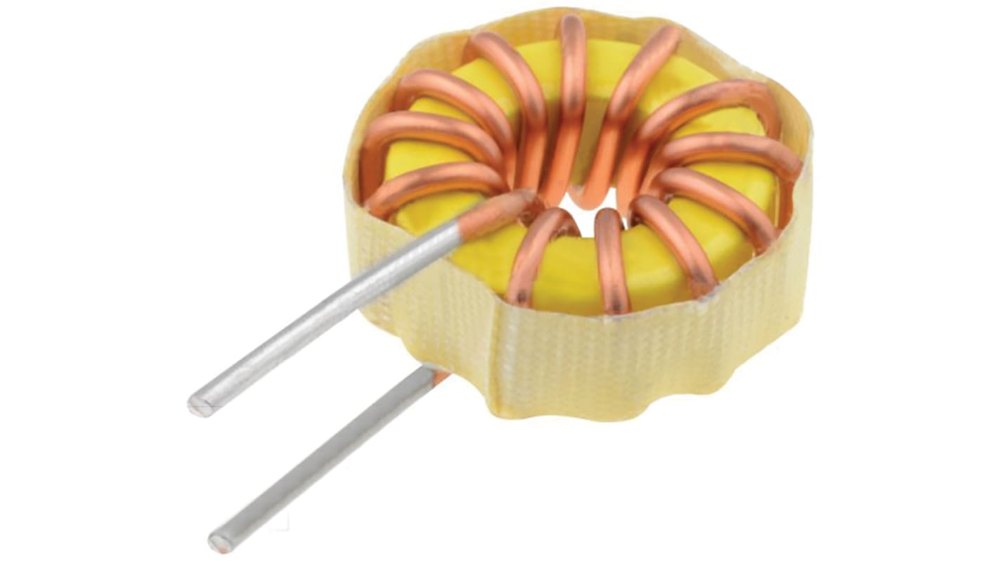 Bourns 250 μH ±15% Toroidal Inductor, Max SRF:1kHz, 8A Idc, 41mΩ Rdc, 5700