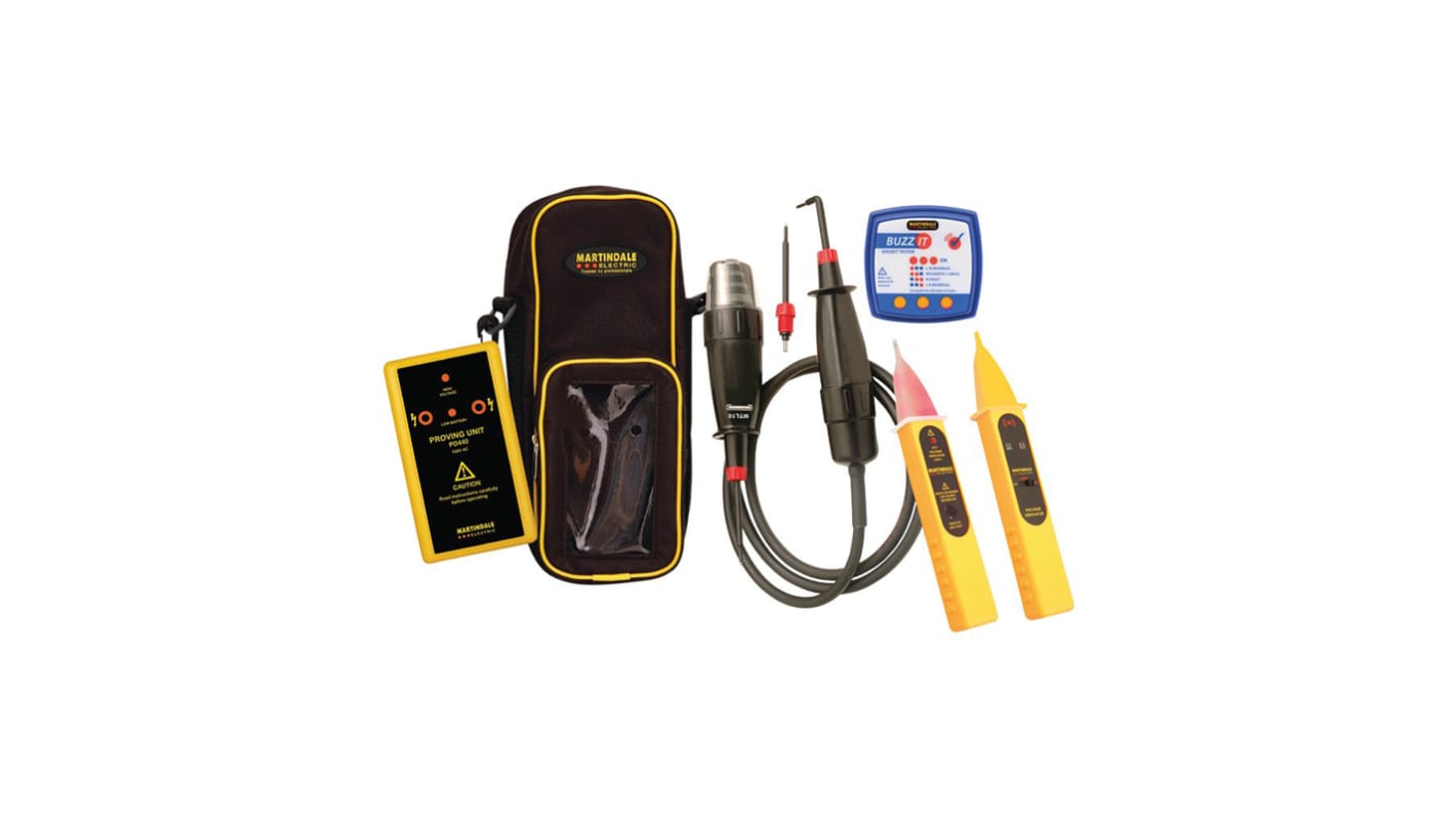 Martindale MARSMKIT10 Voltage Indicator & Proving Unit Kit, Kit Contents BZ101 Buzz-It Check Plug with Sounder for UK