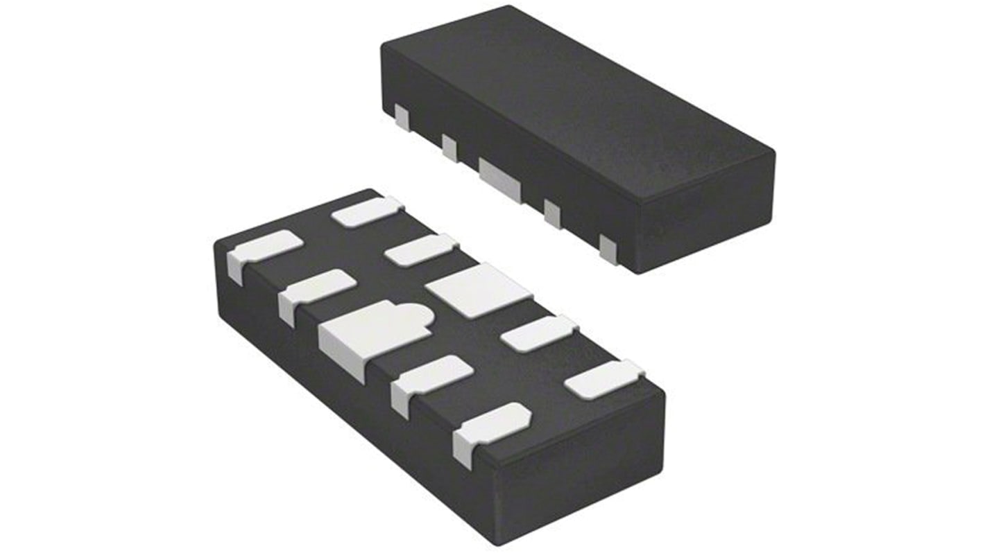 STMicroelectronics ECMF04-4HSWM10, Quad-Element EMI Filter & ESD Protector, 10-Pin μQFN