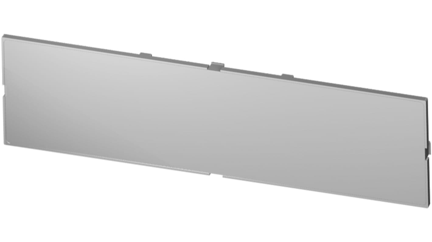 Italtronic Grey Polycarbonate Front Panel, for Use with Modulbox XTS