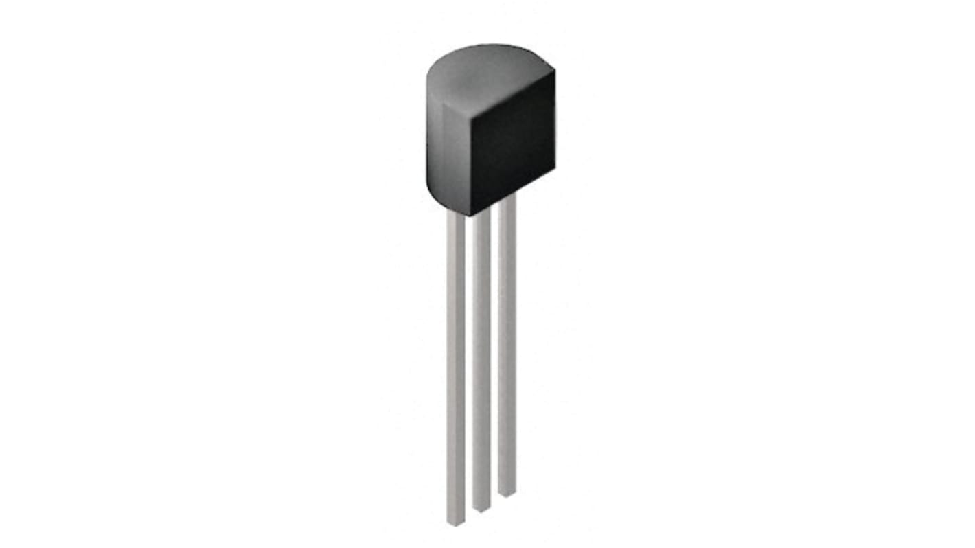 Microchip Nチャンネル MOSFET240 V 190 mA スルーホール パッケージTO-92 3 ピン