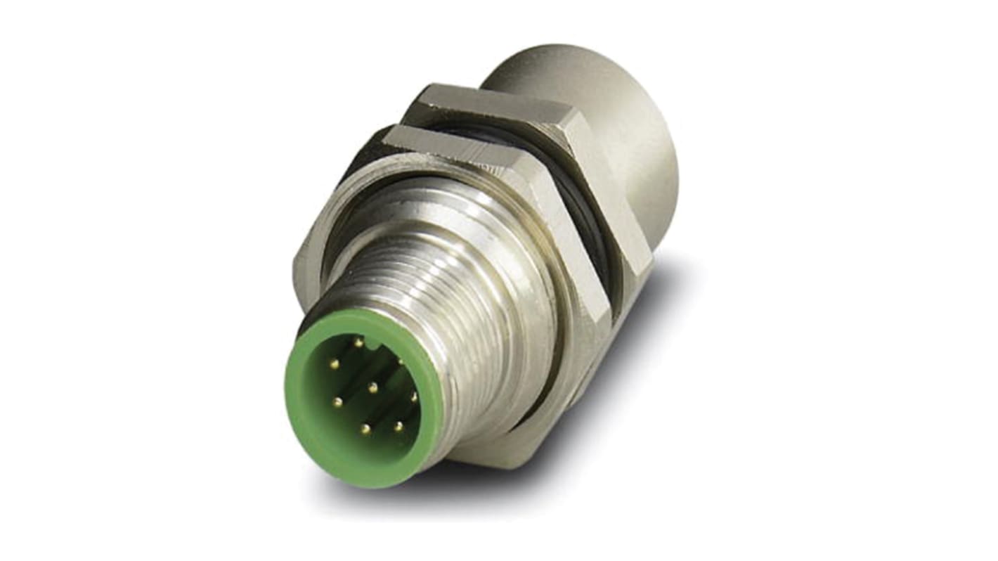 Phoenix Contact Circular Connector, 8 Contacts, M12 Connector, Socket, IP67