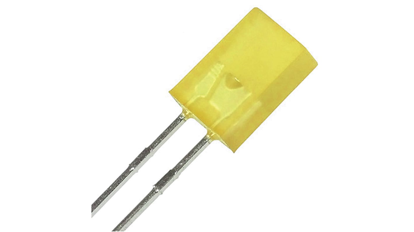 LED Giallo Kingbright, PCB, 2,5 V, Rettangolare