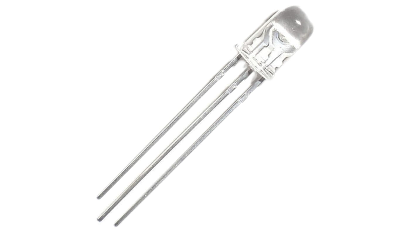 Kingbright THT LED Grün, Rot 2,5 V, 80 °C, 3-Pin 5 mm (T-1 3/4)