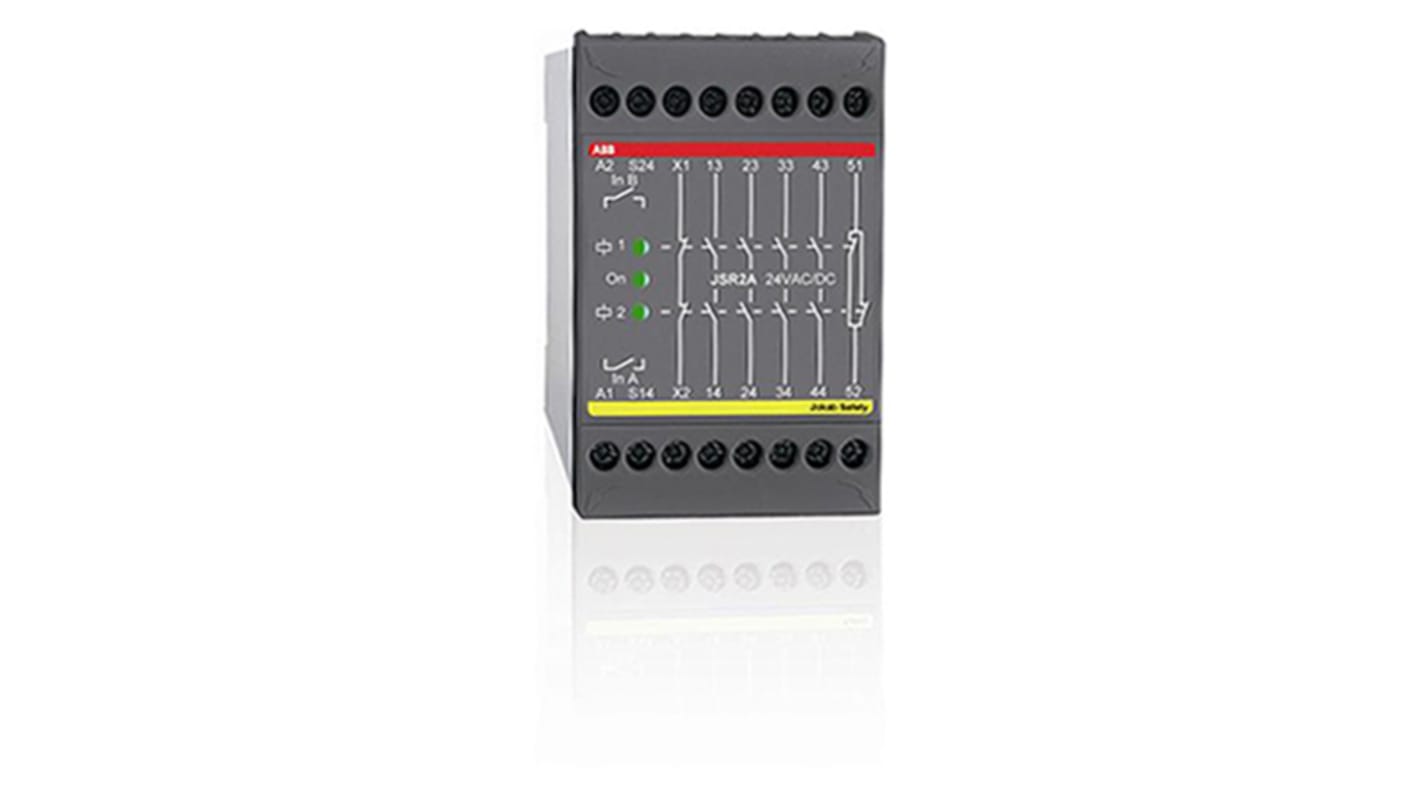 ABB Dual-Channel Expansion Module Expansion Module, 24V ac/dc, 4 Safety Contacts