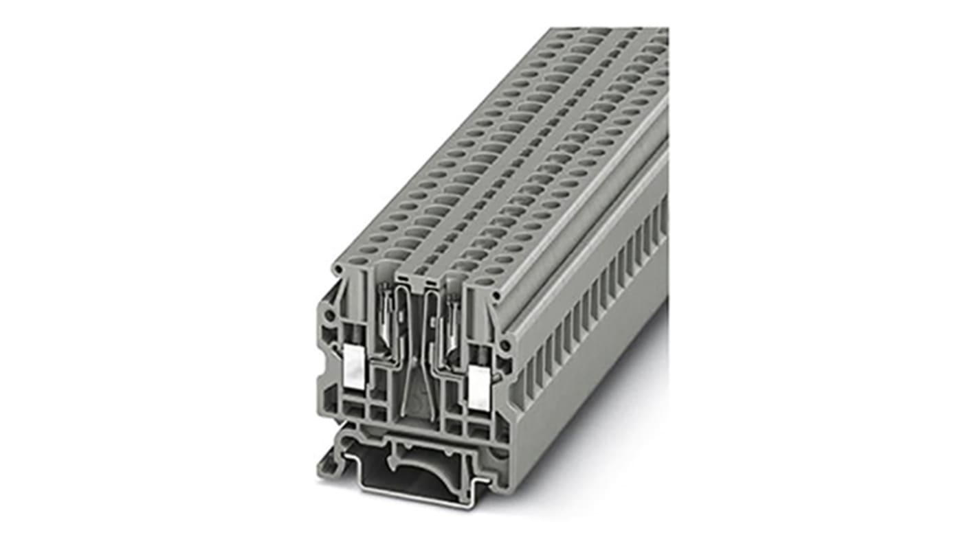 Phoenix Contact UK 4-SD Series Grey Disconnect Terminal Block, Single-Level, Screw Termination