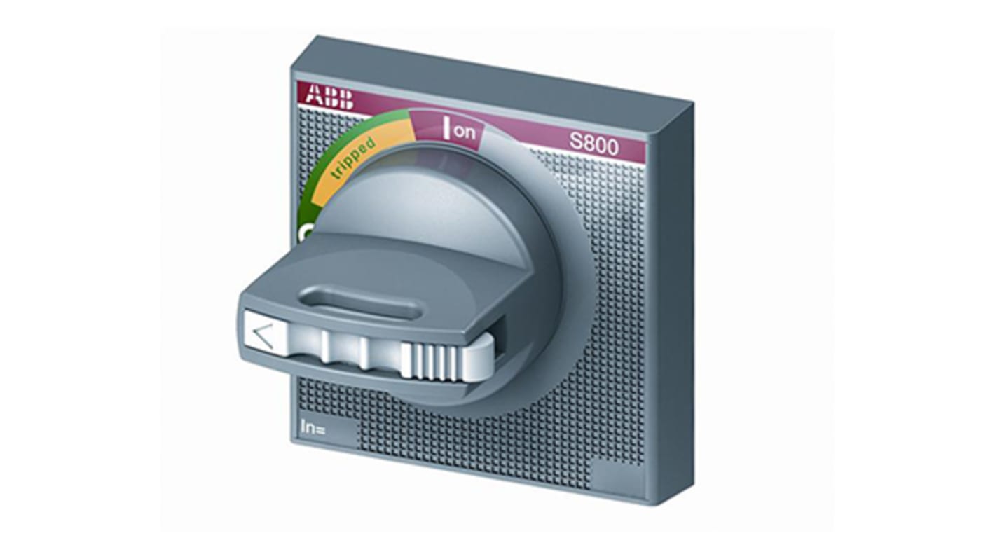 ABB Fogantyú 3 zárral, (S800-RD forgó adapter)-hoz, Fekete fogantyúval