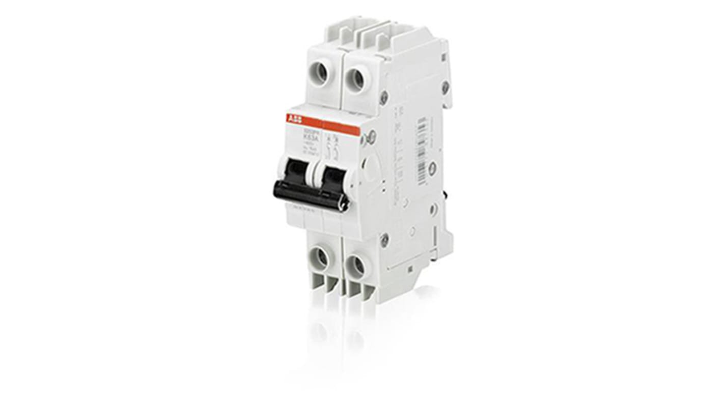 ABB S200PR Leitungsschutzschalter Typ K, Pol 2 200mA 480Y/277V, Abschaltvermögen 10 kA System Pro M Compact