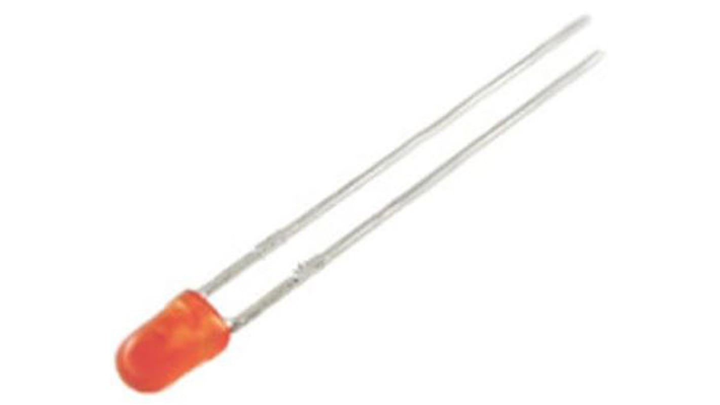 LED Orange, Traversant, 3 mm (T-1), 2,5 V
