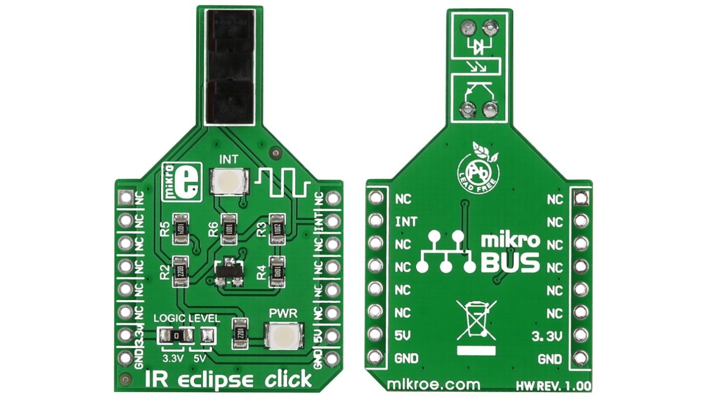 Placa Click mikroBus MikroElektronika IR Eclipse - MIKROE-1711