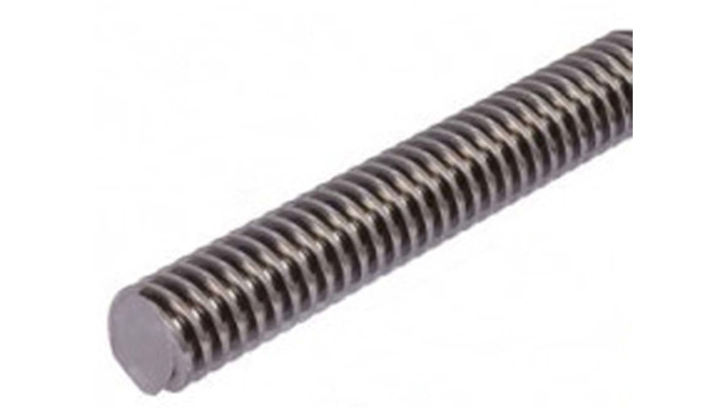 RS PRO Lead Screw, 10mm Shaft Diam. , 1000mm Shaft Length