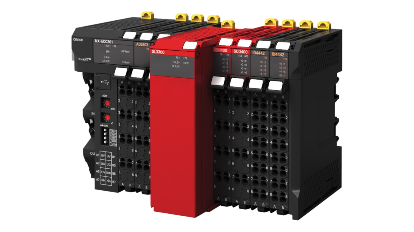 Bezpečnostní modul, řada: NX LED indikátor 0 Omron