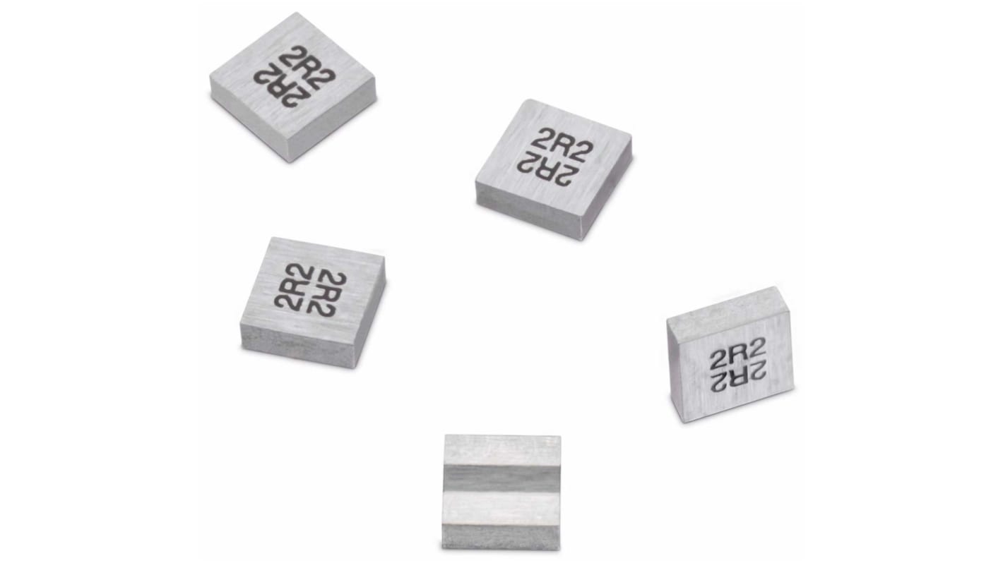 Wurth, WE-MAPI, 3020 Shielded Wire-wound SMD Inductor with a Magnetic Iron Alloy Core, 470 nH ±30% Shielded 4.8A Idc