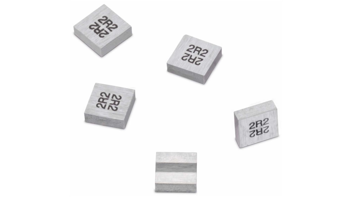 Wurth, WE-MAPI, 3020 Shielded Wire-wound SMD Inductor with a Magnetic Iron Alloy Core, 1.2 μH ±20% Shielded 3.9A Idc