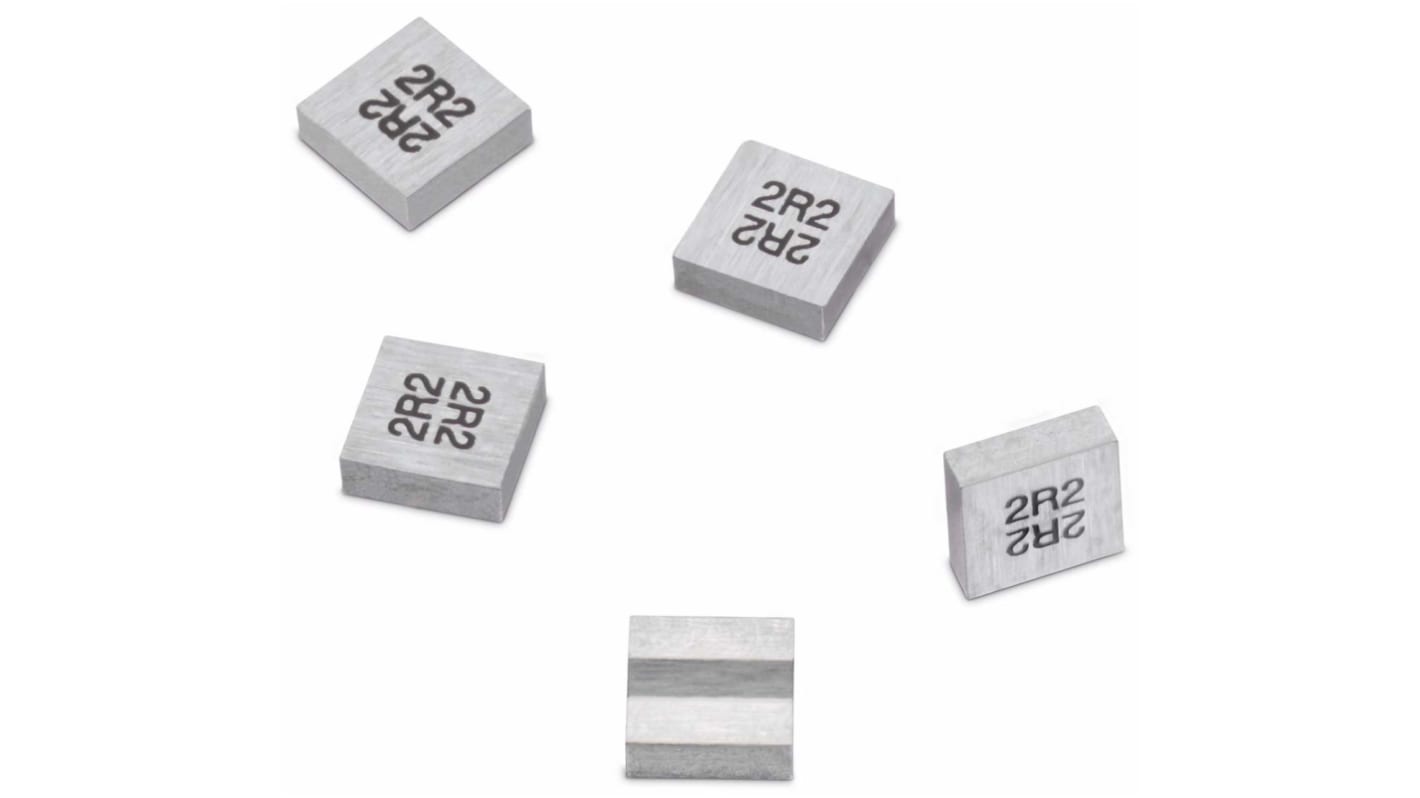 Wurth, WE-MAPI, 3020 Shielded Wire-wound SMD Inductor with a Magnetic Iron Alloy Core, 1.5 μH ±20% Shielded 3.7A Idc