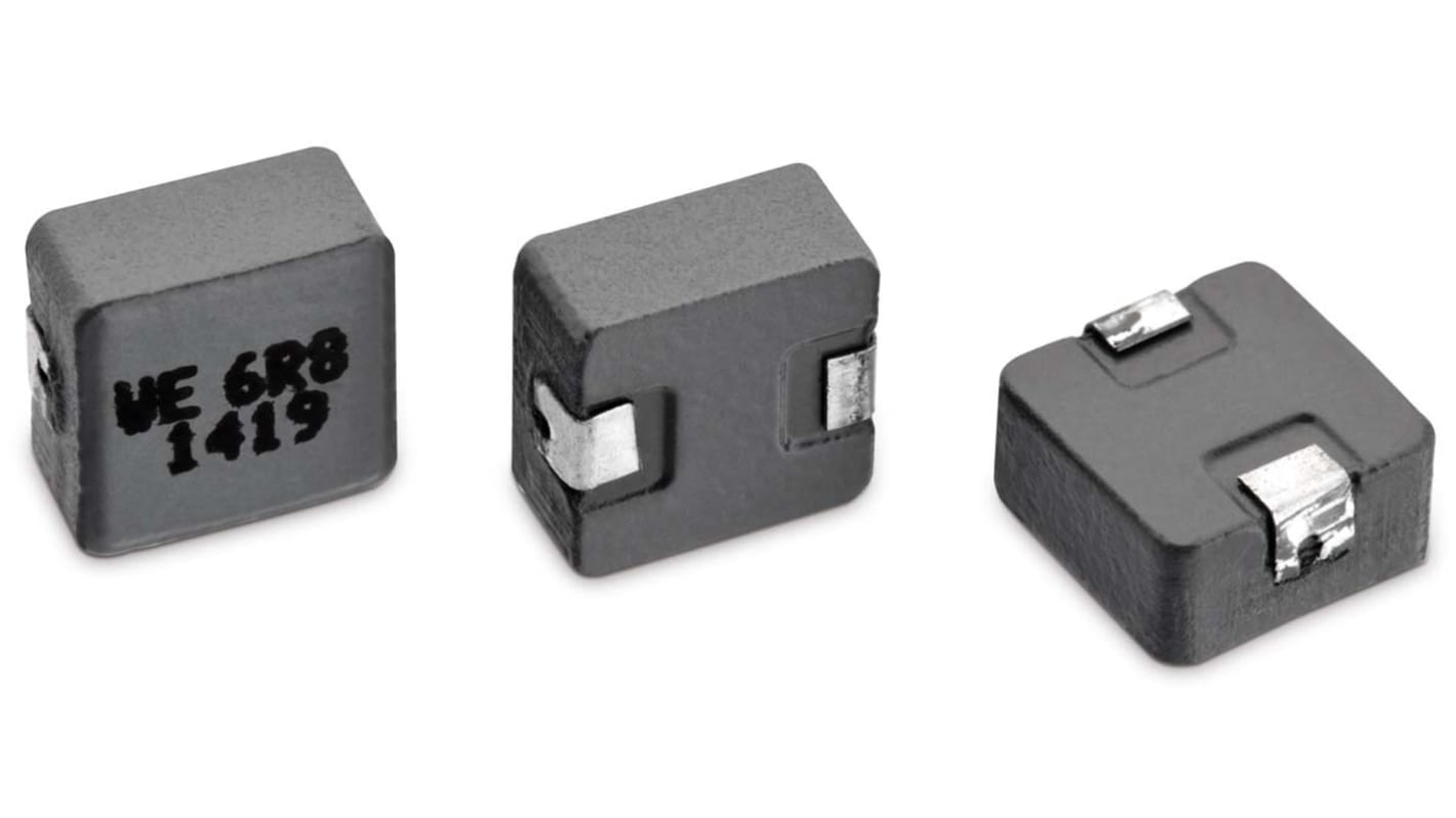 Wurth, WE-LHMI, 5030 Shielded Wire-wound SMD Inductor with a Powdered Iron Core, 330 nH ±20% Shielded 10.6A Idc