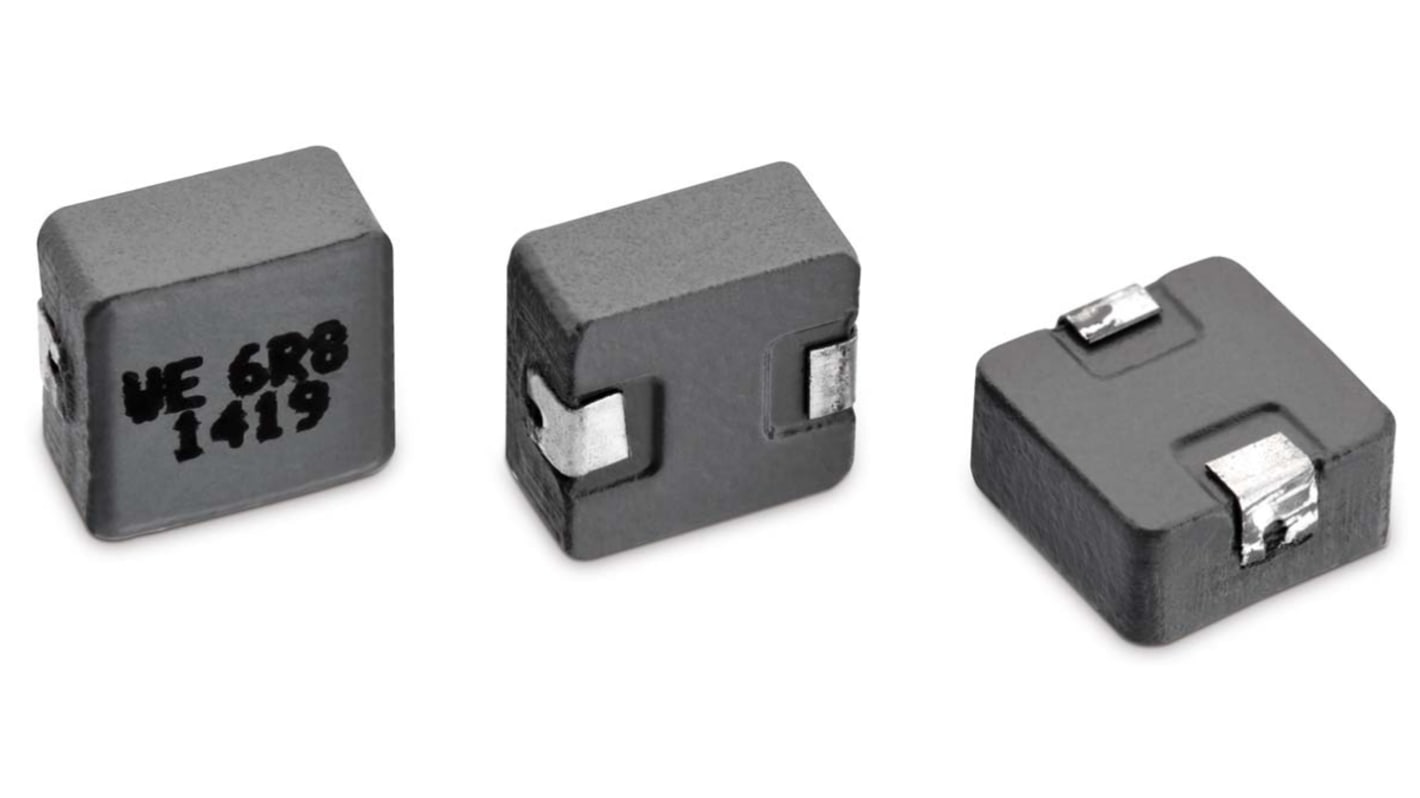 Wurth, WE-LHMI, 5030 Shielded Wire-wound SMD Inductor with a Powdered Iron Core, 1 μH ±20% Shielded 7.3A Idc