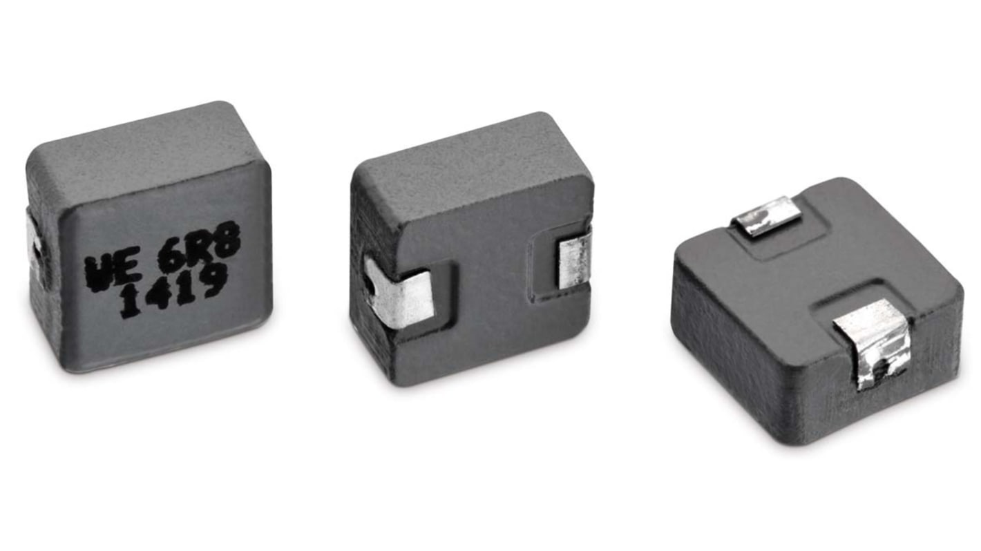 Wurth, WE-LHMI, 5030 Shielded Wire-wound SMD Inductor with a Powdered Iron Core, 4.7 μH ±20% Shielded 3.9A Idc