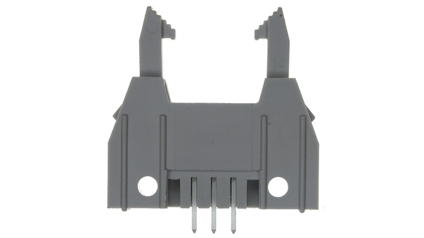 Amphenol FCI Quickie Series Straight Through Hole PCB Header, 6 Contact(s), 2.54mm Pitch, 2 Row(s), Shrouded