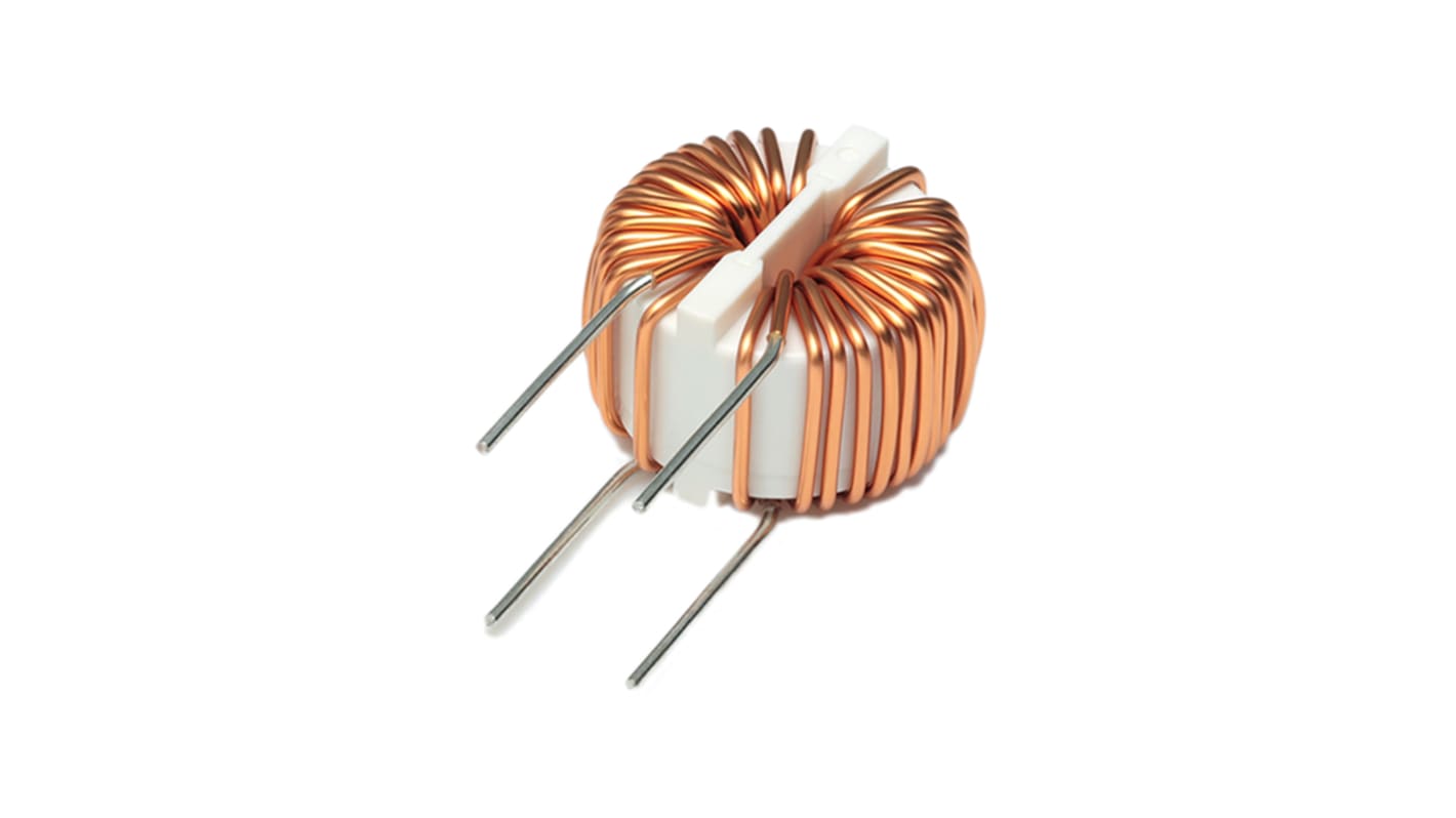 Inductores de modo común KEMET, 80mΩ, 34 x 23 x 34mm, 4 A Montaje en orificio pasante, -25 °C → +105 °C. SC, 100