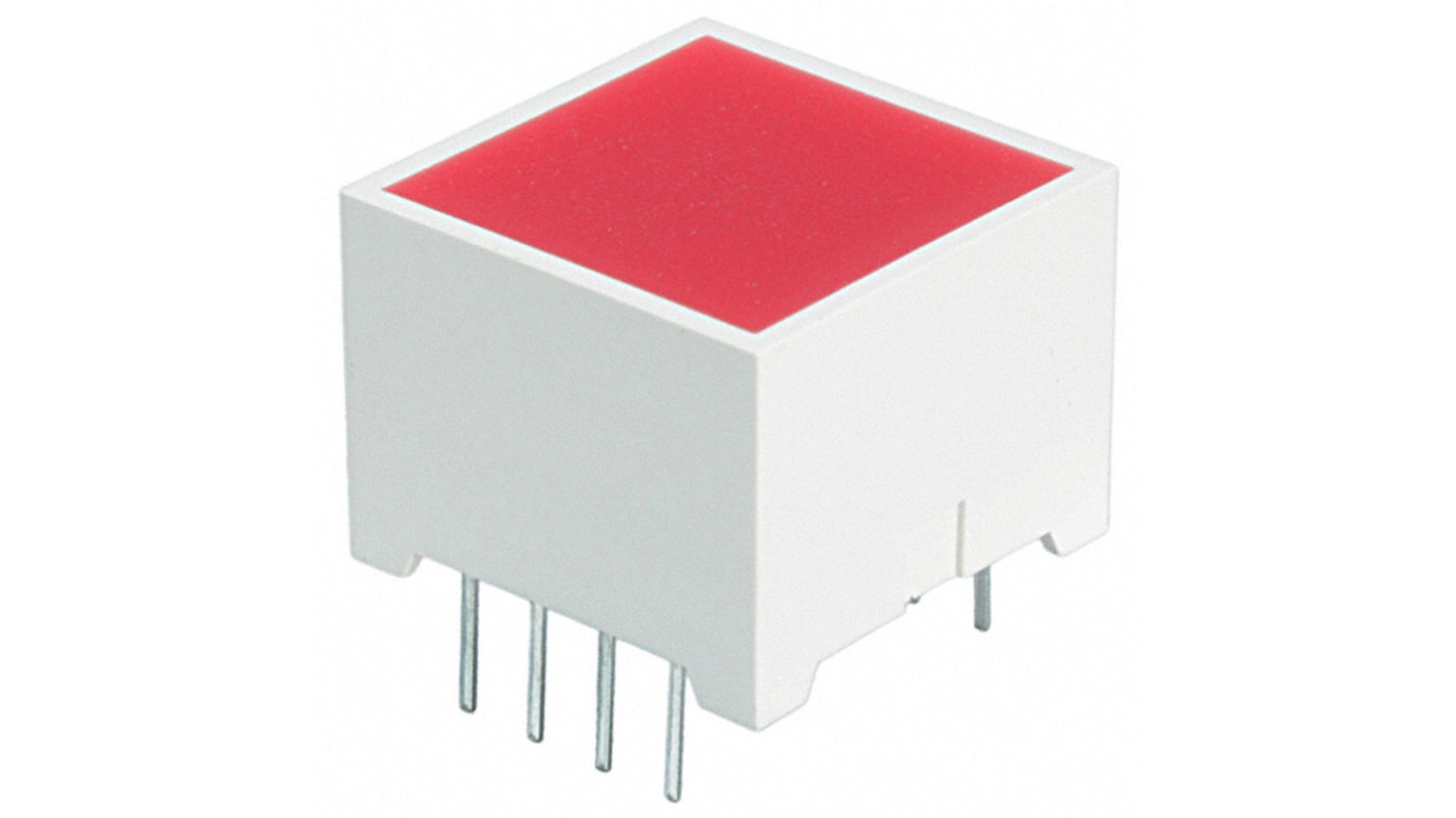 LED displej Světelná lišta barva LED diody Červená 930 mcd Kingbright 630 nm