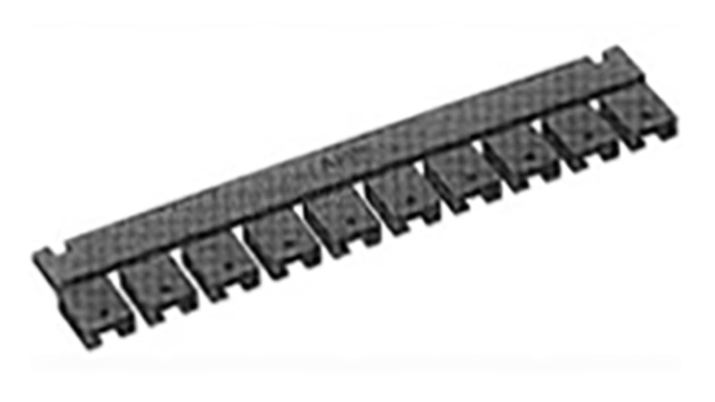 TE Connectivity Shunt, Hun, Lige, Shunt, Sort, 2-Polet, 1 Række 5.08mm, deling 531230