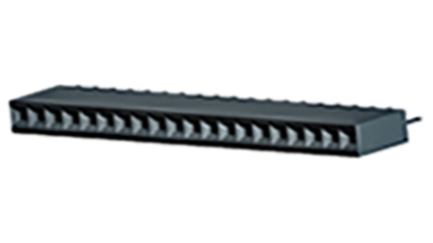 TE Connectivity AMPMODU MOD IV Series Straight Through Hole Mount PCB Socket, 20-Contact, 1-Row, 2.54mm Pitch, Solder