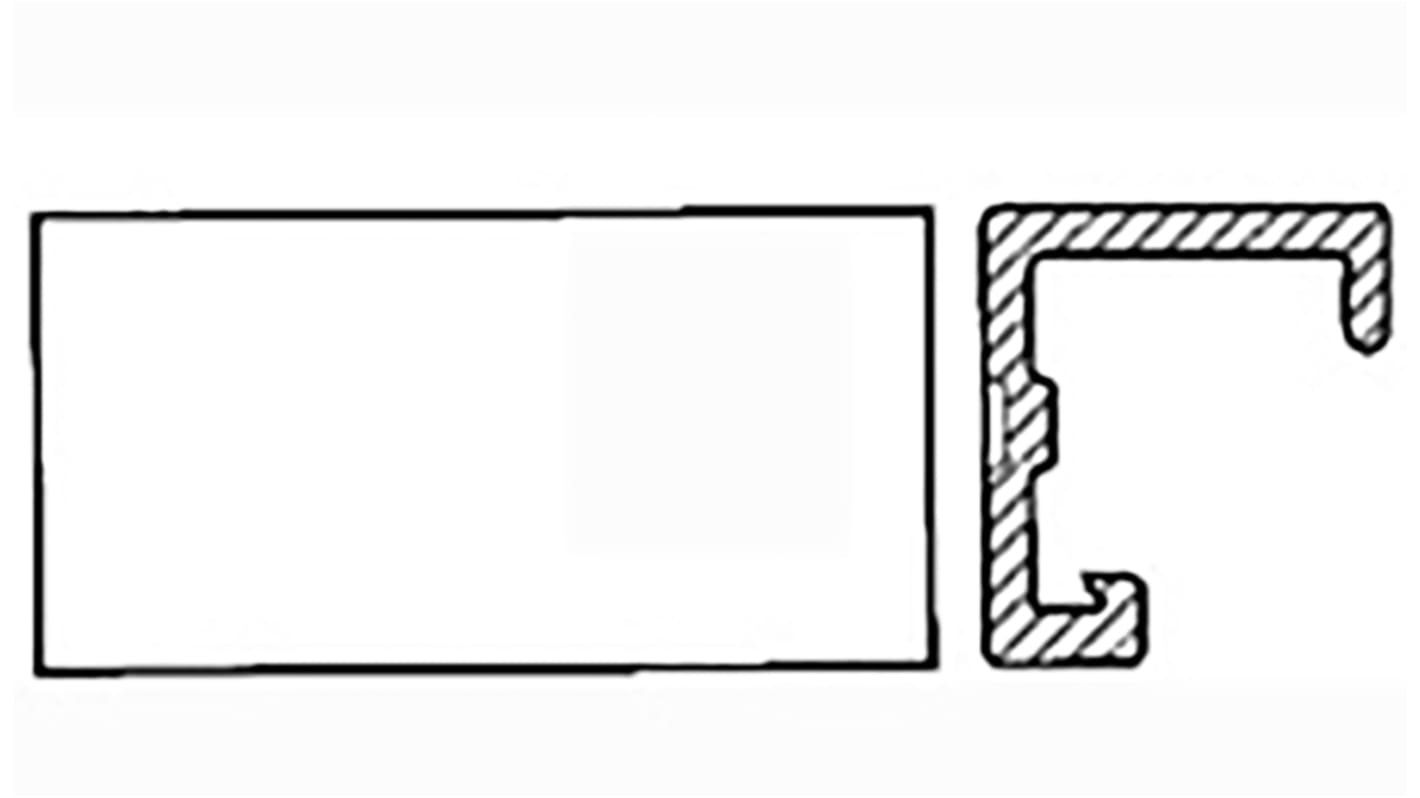 TE Connectivity Steckverbinderabdeckung für MTA-100 IDC-Steckverbinder, MTA-100