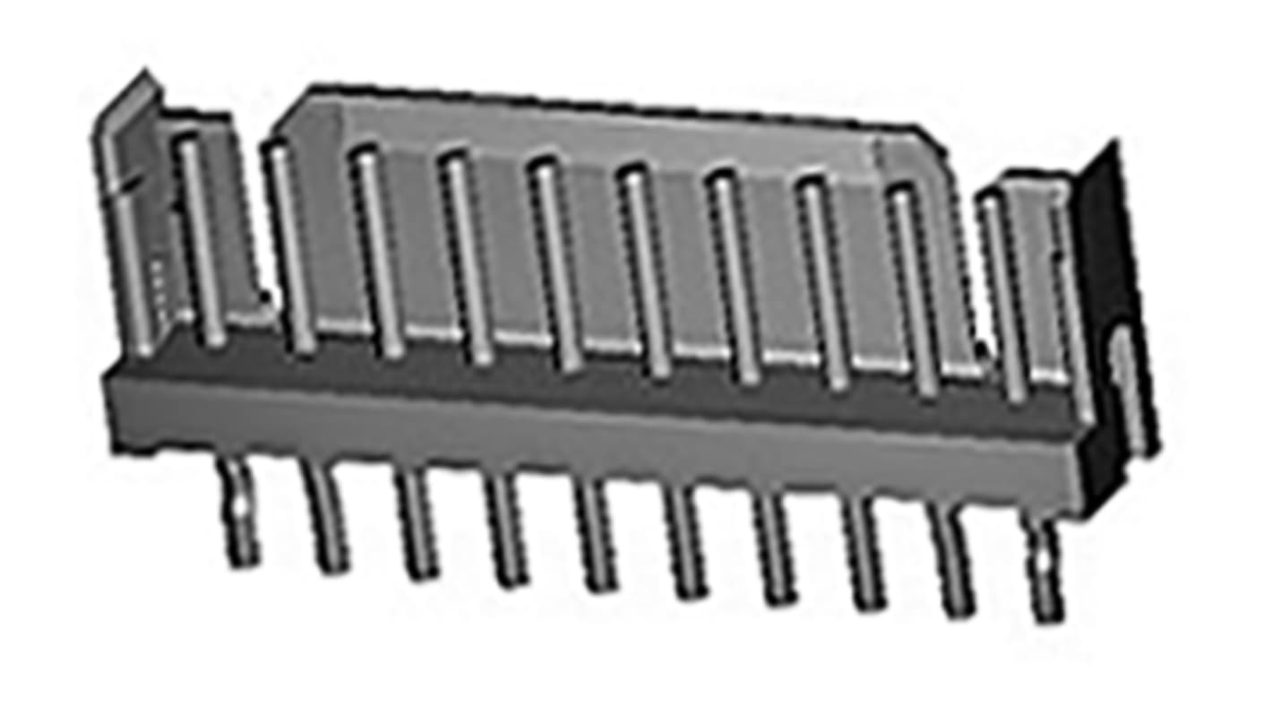 TE Connectivity AMP CT Series Straight Through Hole PCB Header, 8 Contact(s), 2.0mm Pitch, 1 Row(s), Shrouded