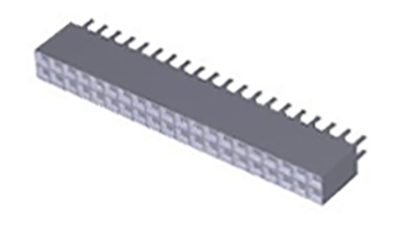 TE Connectivity, AMPMODU MOD IV Female Connector Housing, 2.54mm Pitch, 40 Way, 2 Row