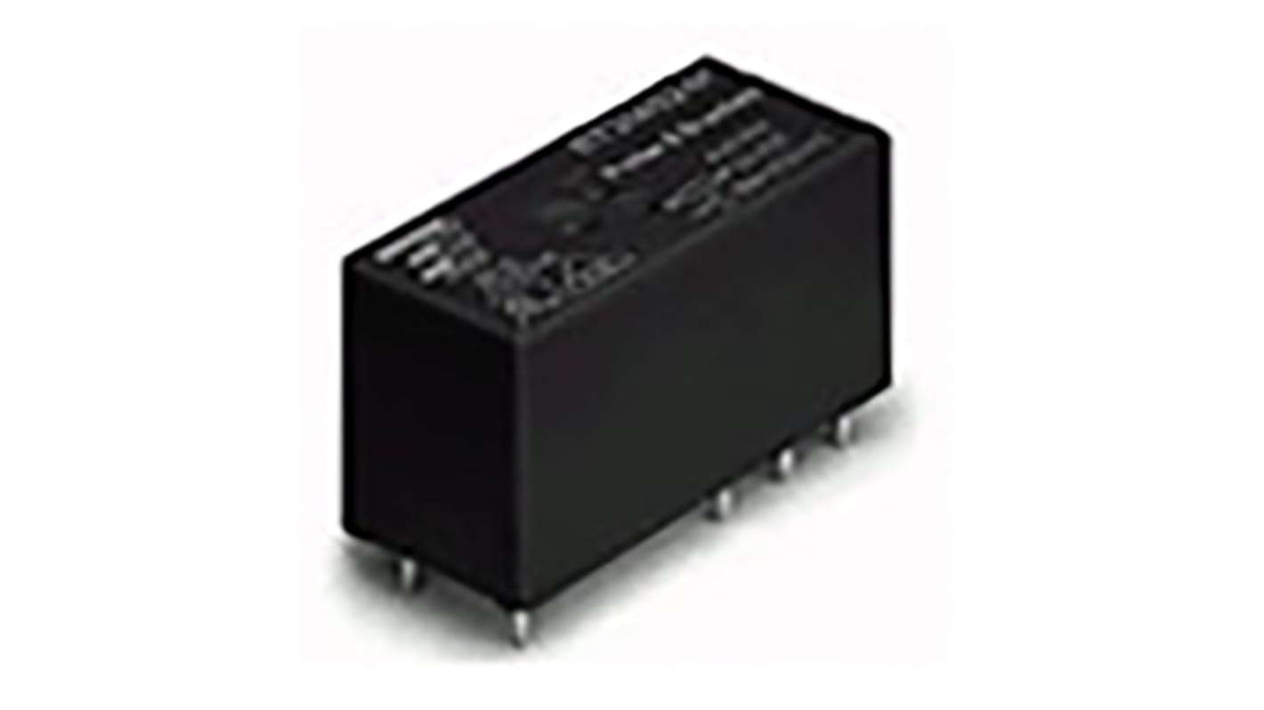 TE Connectivity PCB Mount Non-Latching Relay, 12V dc Coil, 8A Switching Current, DPDT