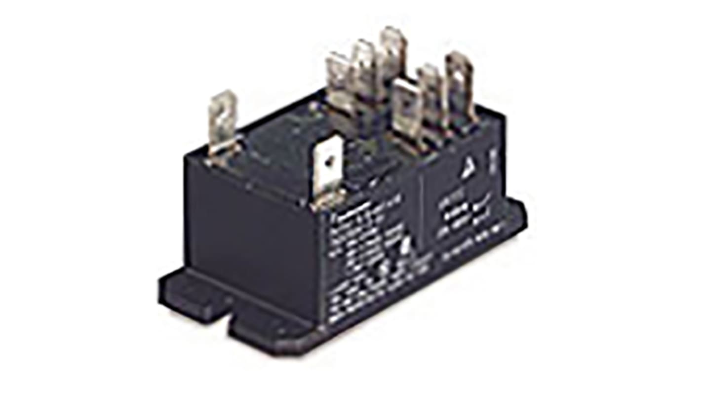 TE Connectivity Panel Mount Power Relay, 18V dc Coil, 40A Switching Current, DPST