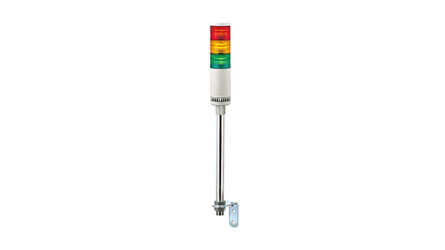 Patlite LME LED Signalsäule 3-stufig Linse Gelb, Grün, Rot Dauer 232.4mm