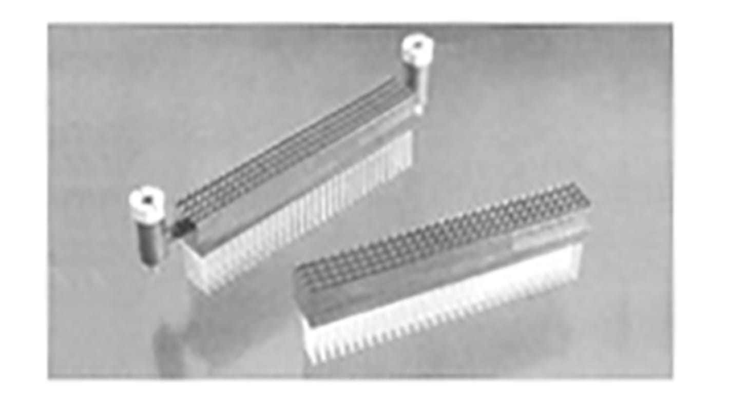 TE Connectivity AMPMODU PC/104-Plus Series Straight Through Hole Mount PCB Socket, 120-Contact, 4-Row, 2mm Pitch, Screw