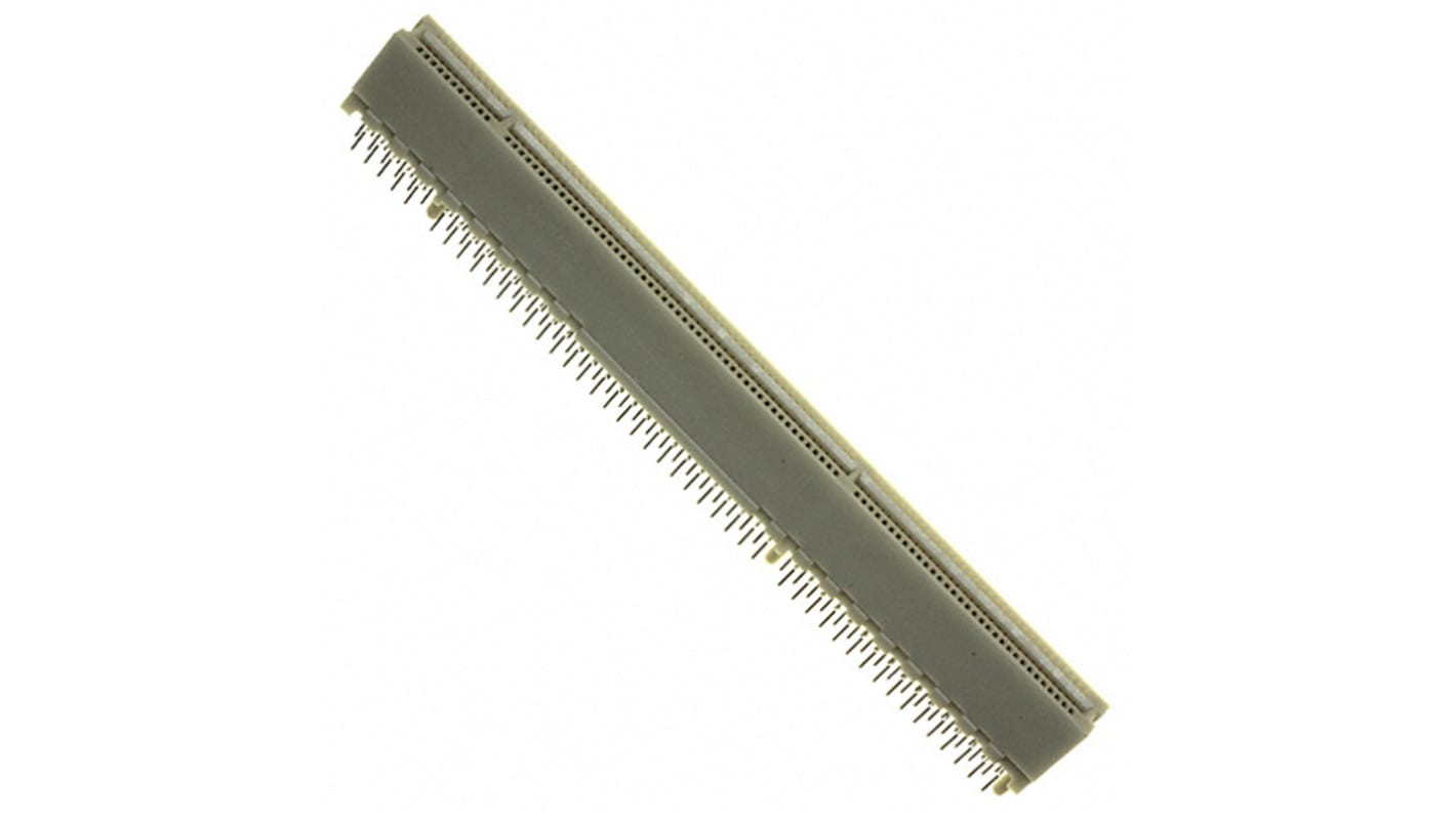TE Connectivity 0.05 Series Female Edge Connector, Through Hole Mount, 184-Contacts, 1.27mm Pitch, 2-Row, Solder