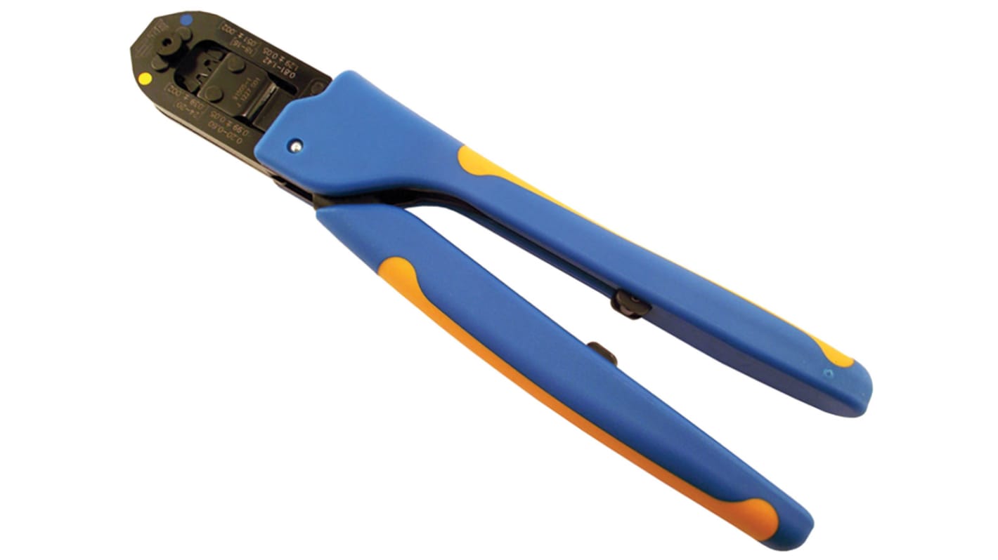 Herramienta de crimpado TE Connectivity, serie CERTI-CRIMP II, para cables de 0.12 → 0.3mm², para cables de 26