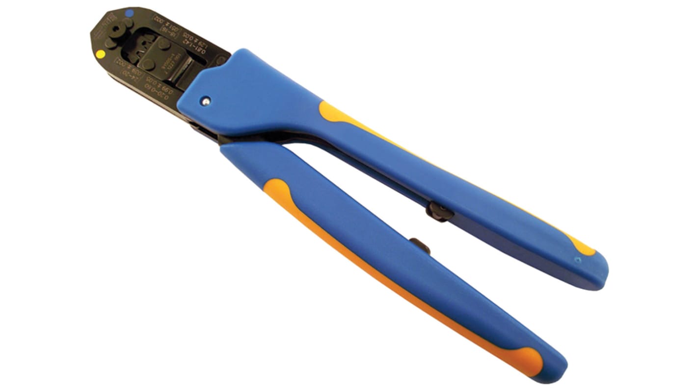 Herramienta de crimpado TE Connectivity, serie CERTI-CRIMP II, para cables de 0.12mm² → 0,3mm², para cables de 0.12