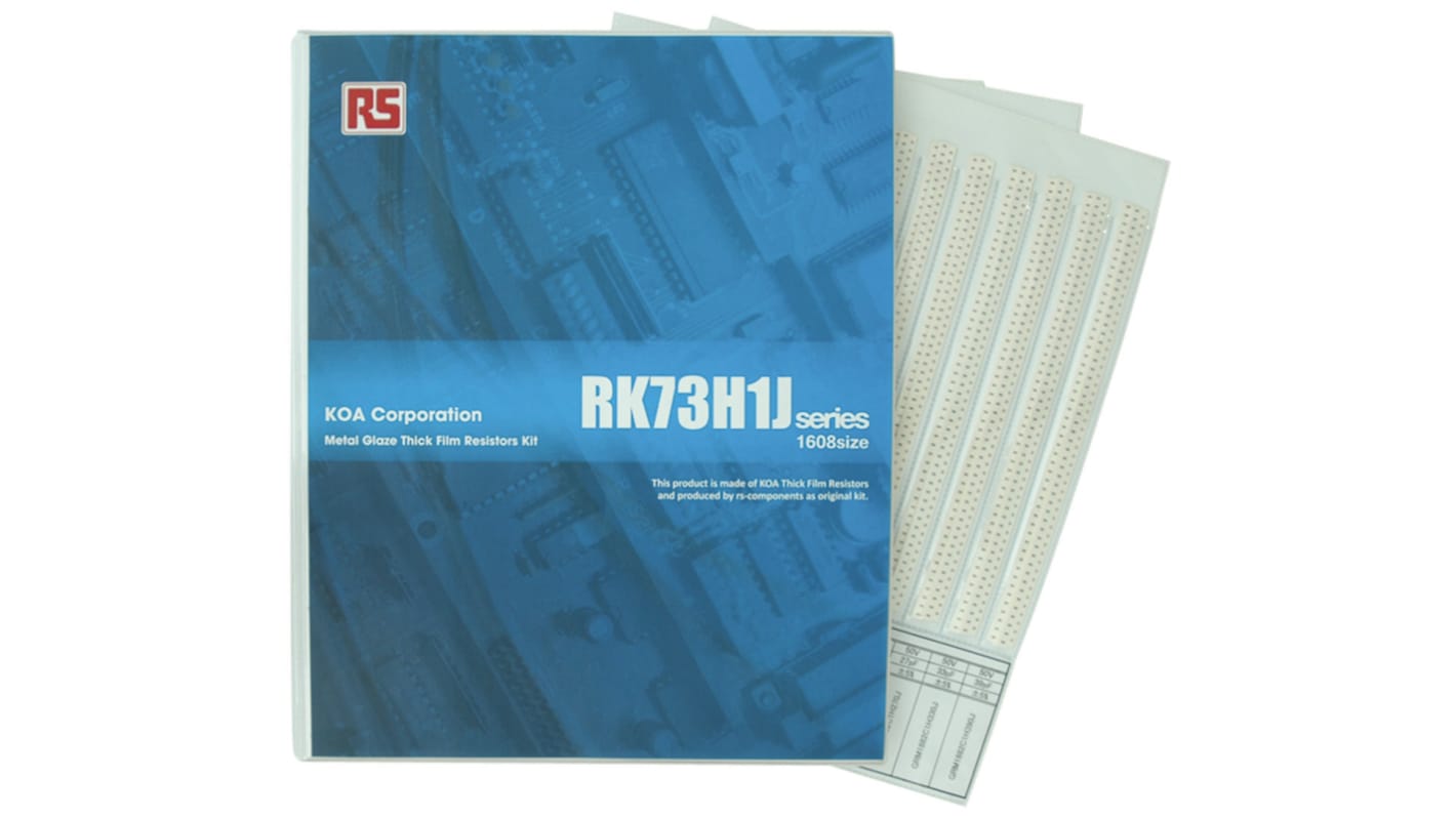 RK73H1JKIT KOA, RK73H1J Thick Film, SMT 170 Resistor Kit, with 17000