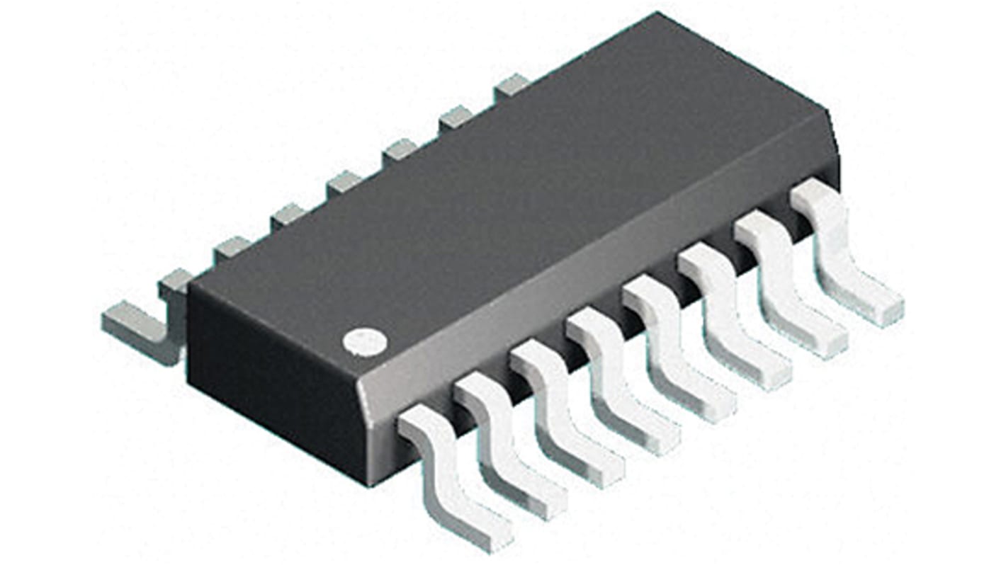 Driver de MOSFET FAN7384MX, TTL 500 mA 20V, 14 broches, SOIC