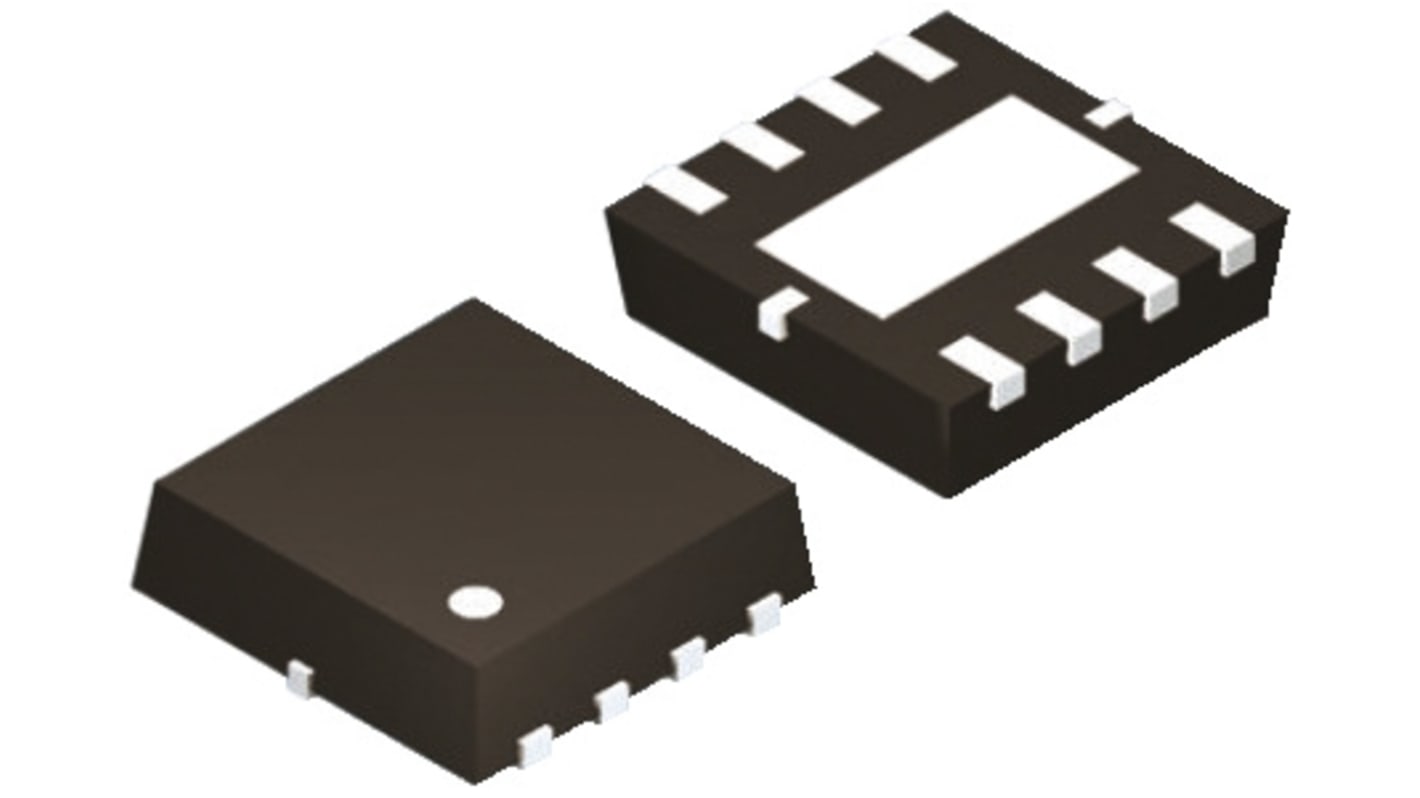 onsemi Nチャンネル MOSFET80 V 130 A 表面実装 パッケージPQFN8 8 ピン