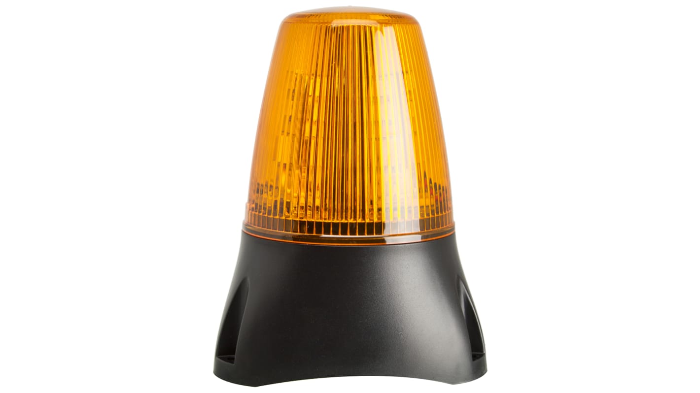 Moflash LEDD100, LED Blitz Signalleuchte Orange, 8 → 20 V ac/dc x 119mm