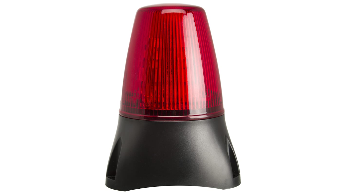 Moflash LEDD100, LED Blitz Signalleuchte Rot, 8 → 20 V ac/dc x 119mm