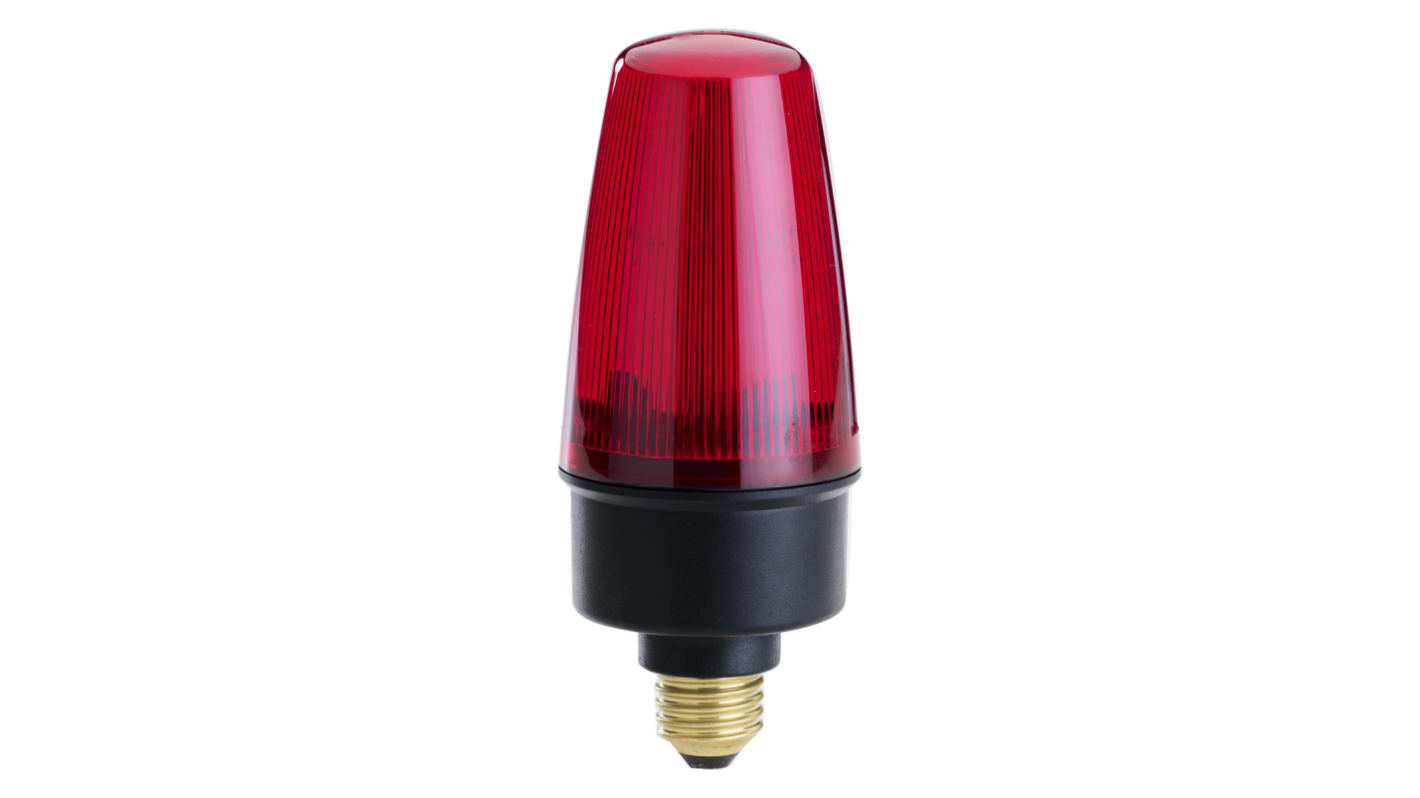 Indicador luminoso Moflash serie LEDES100, efecto Intermitente, LED, Rojo, alim. 40 → 380 V dc, 85 → 285