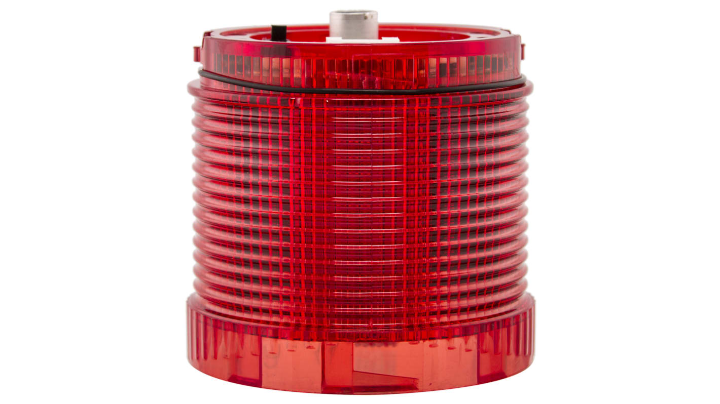 Elemento luminoso Moflash LED-TLM constante, LED, Rojo, 120dB max, Ø 70mm, alim. 230 V ac