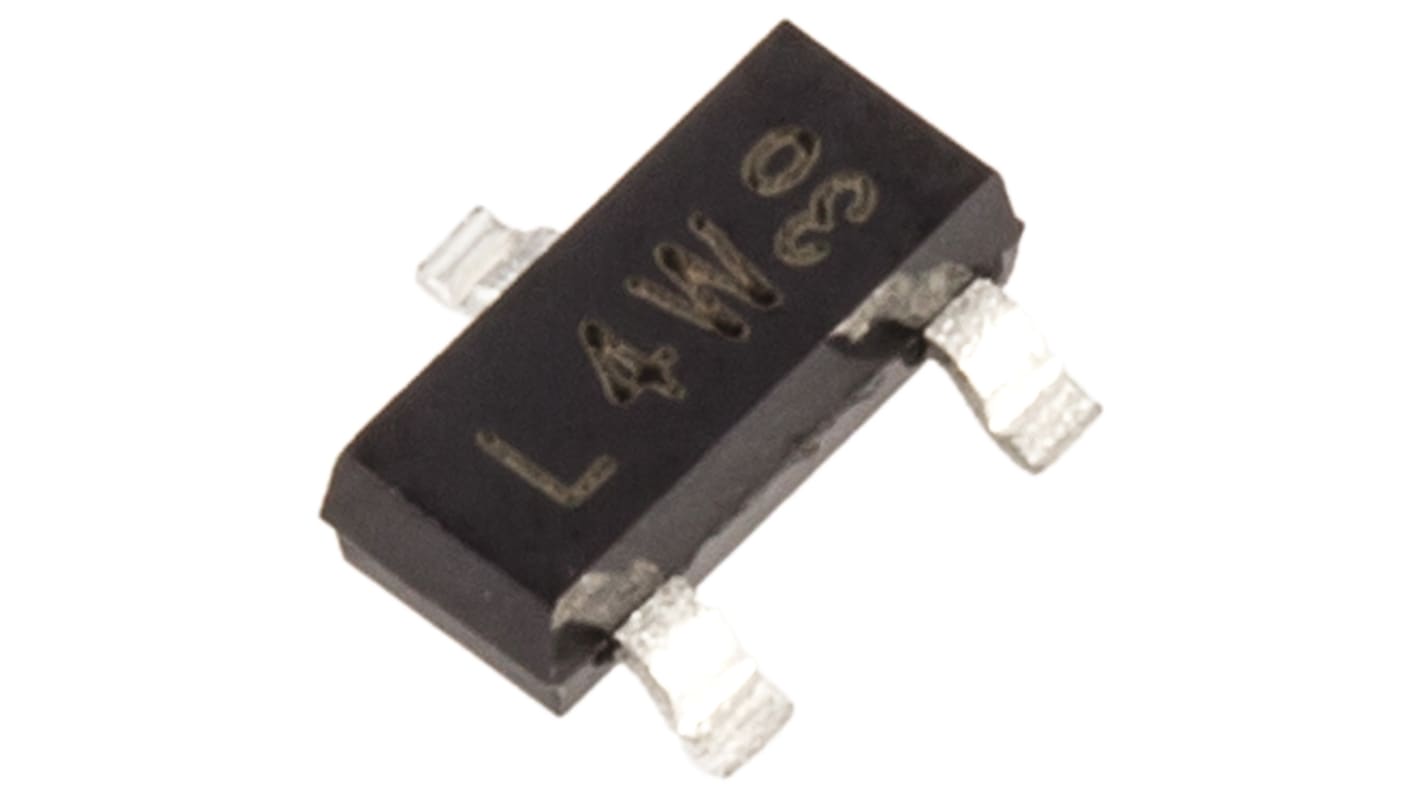 Nexperia BCV46,215 Dual PNP Darlington Transistor, -500 mA 60 V HFE:2000, 3-Pin SOT-23 (TO-236AB)