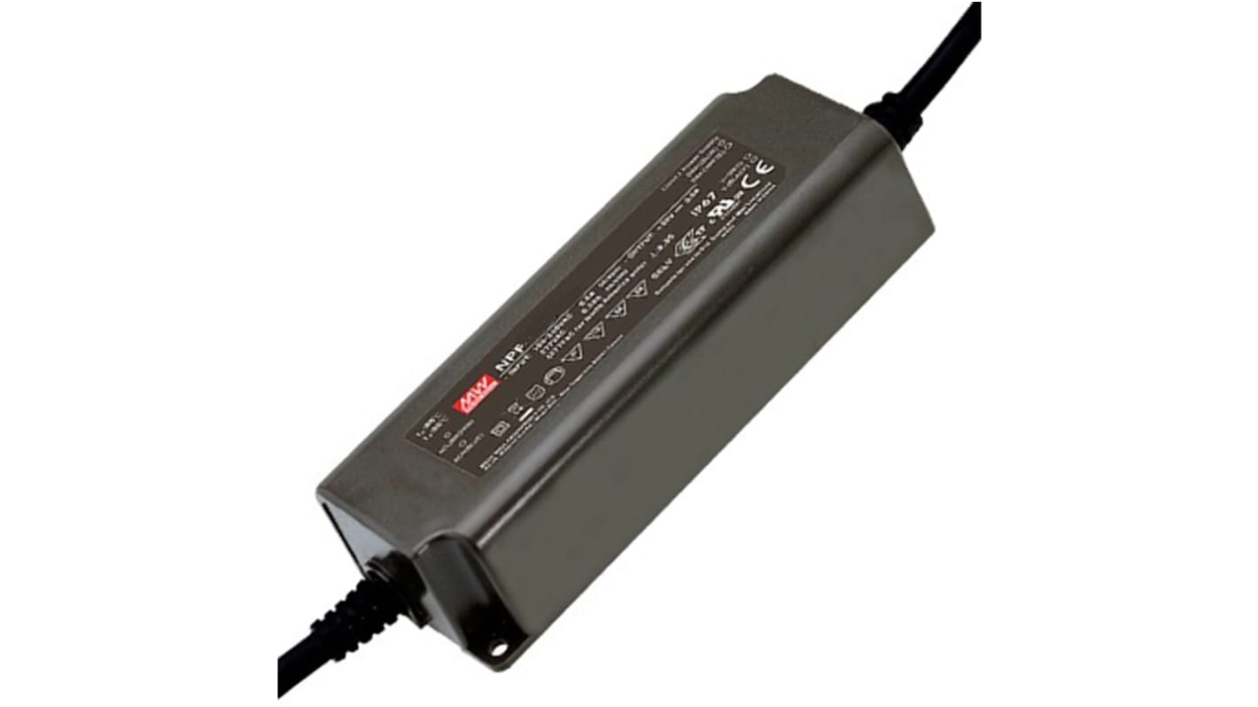 Driver LED Mean Well, 40.08W, IN 127 → 431 V dc, 90 → 305 V ac, OUT 15V, 2.67A