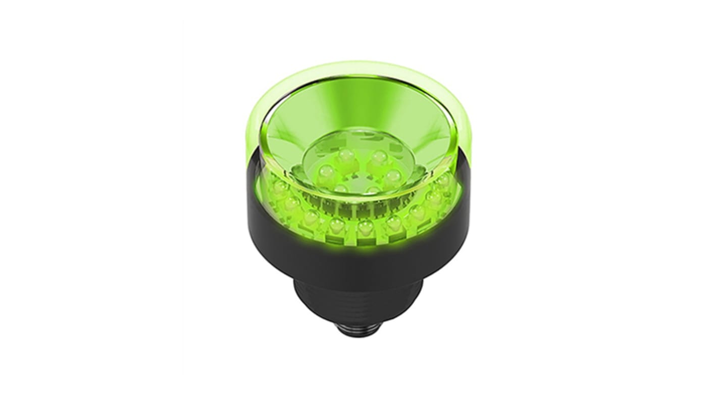 Banner K50BCL Series Yellow Strobe Beacon, 12 → 30 V dc, Base Mount, LED Bulb