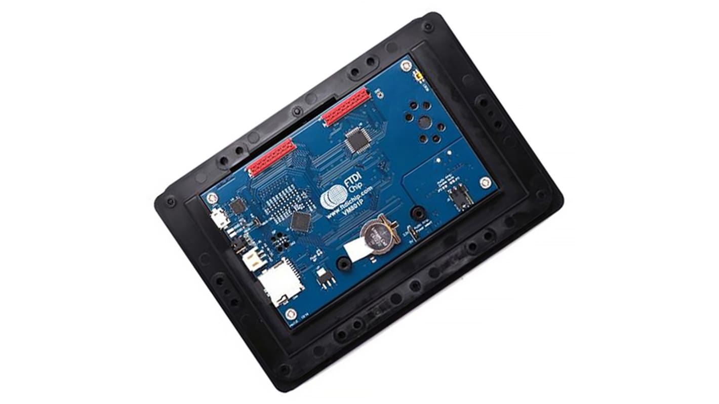 Bridgetek VM801P50A-BK, FT801 Basic EVE 5in Capacitive Touch Screen Evaluation Module