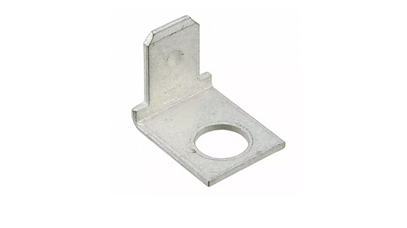 TE Connectivity Uninsulated Male Spade Connector, Tab, 6.35 x 0.81mm Tab Size